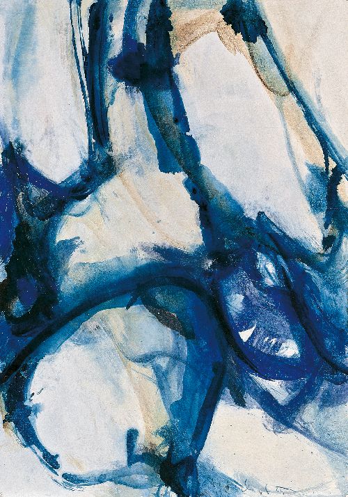 Becken – Torso | 1964, Öl auf grundiertem Papier, 61,2 x 43,1 cm